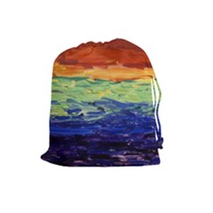 Days Of Future Past Drawstring Pouch (large) by arwwearableart