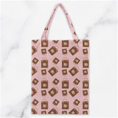 Shopping Bag Pattern Pink Classic Tote Bag by snowwhitegirl