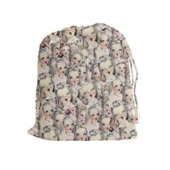 Vintage Singing Heads Drawstring Pouch (xl) by snowwhitegirl