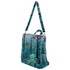 Blue Forest Crossbody Backpack by snowwhitegirl