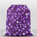 Textile Cross Pattern Square Drawstring Bag (Small) View2