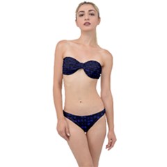 Neon Oriental Characters Print Pattern Classic Bandeau Bikini Set by dflcprintsclothing