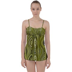Electric Field Art Xxxv Babydoll Tankini Set by okhismakingart