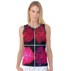 Geranium Collage Women s Basketball Tank Top by okhismakingart