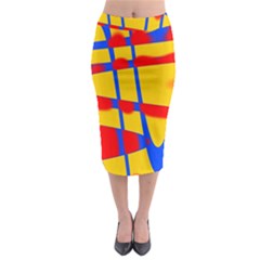 Graphic Design Graphic Design Midi Pencil Skirt by Pakrebo