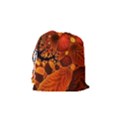 Leaf Autumn Nature Background Drawstring Pouch (Small) View2