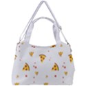 Pizza Pattern pepperoni cheese funny slices Double Compartment Shoulder Bag View2