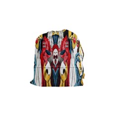 Graffiti 2 Drawstring Pouch (small) by ArtworkByPatrick
