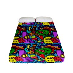 Graffiti 3 1 Fitted Sheet (full/ Double Size) by ArtworkByPatrick
