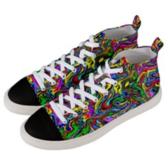 Graffiti 3 2 Men s Mid-top Canvas Sneakers by ArtworkByPatrick