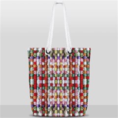 Cotton Weave Full Print Rope Handle Tote (small) by ArtworkByPatrick