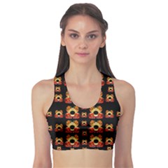 Sweets And  Candy As Decorative Sports Bra by pepitasart