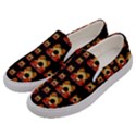 Sweets And  Candy As Decorative Men s Canvas Slip Ons View2