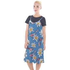 Koi Pattern Japanese Background Camis Fishtail Dress by Pakrebo