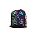 Mosaic Window Rosette Church Glass Drawstring Pouch (Small) View1