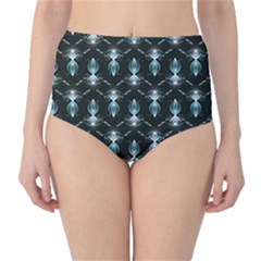 Seamless Pattern Background Black Classic High-waist Bikini Bottoms by HermanTelo