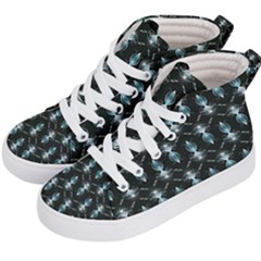 Seamless Pattern Background Black Kids  Hi-top Skate Sneakers by HermanTelo