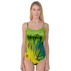 Abstract Pattern Lines Wave Camisole Leotard  by HermanTelo