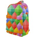 Background Colorful Geometric Triangle Rainbow Classic Backpack View1
