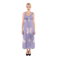 Butterfly Butterflies Merry Girls Sleeveless Maxi Dress by HermanTelo