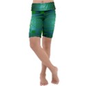 Board Conductors Circuits Kids  Lightweight Velour Cropped Yoga Leggings View1