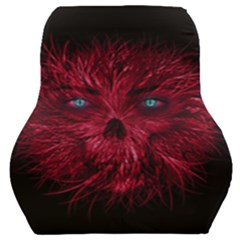 Monster Red Eyes Aggressive Fangs Ghost Car Seat Back Cushion  by HermanTelo