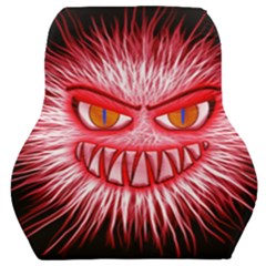 Monster Red Eyes Aggressive Fangs Car Seat Back Cushion  by HermanTelo