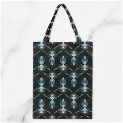 Seamless Pattern Background Black Classic Tote Bag by HermanTelo