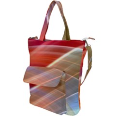 Wave Background Pattern Abstract Shoulder Tote Bag by HermanTelo
