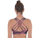 Abstract Background Wallpaper Space Cross String Back Sports Bra View2
