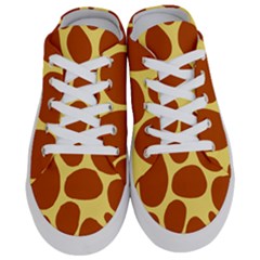 Seamless Tile Skin Background Half Slippers by HermanTelo