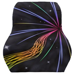 Stars Space Firework Burst Light Car Seat Back Cushion  by HermanTelo
