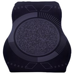 Technology Eye Car Seat Velour Cushion  by HermanTelo
