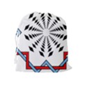 Star Illusion Mandala Drawstring Pouch (XL) View2