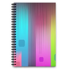 Abstract Background Colorful 5 5  X 8 5  Notebook by Pakrebo