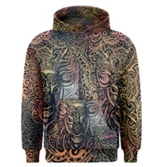 Zentangle Deer Men s Pullover Hoodie by 100rainbowdresses