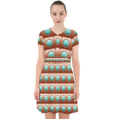 Abstract Circle Square Adorable In Chiffon Dress by HermanTelo