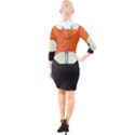 Juul Mango Pod Quarter Sleeve Hood Bodycon Dress View2