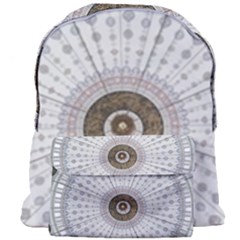 Cami Texture Pattern Architecture Giant Full Print Backpack by Pakrebo
