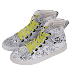 Artists Women s Hi-top Skate Sneakers by 100rainbowdresses