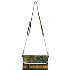 Nature Tree Sunset Giraffe Animal Mini Crossbody Handbag by Pakrebo