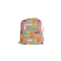 Abstract Background Colorful Drawstring Pouch (XS) View1