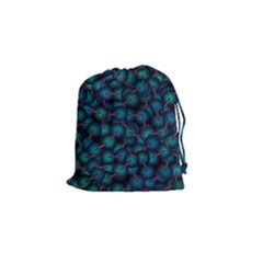 Background Abstract Textile Design Drawstring Pouch (small) by HermanTelo