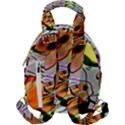 Abstract Transparent Drawing Travel Backpacks View2