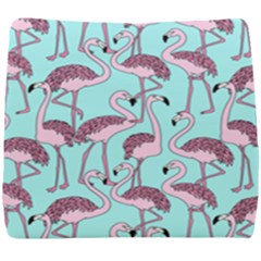Flemish Rosa Birds Nature Fauna Flamenco Seat Cushion by HermanTelo