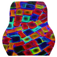 Neon Glow Glowing Light Design Car Seat Back Cushion  by HermanTelo