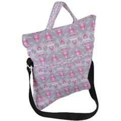 Seamless Pattern Background Fold Over Handle Tote Bag by HermanTelo