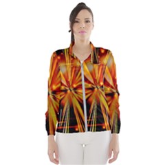 Zoom Effect Explosion Fire Sparks Women s Windbreaker by HermanTelo