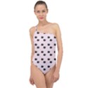 Pink Eyes Classic One Shoulder Swimsuit View1