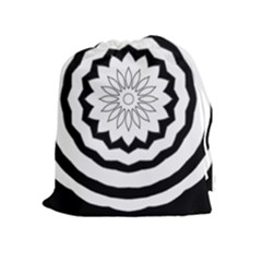 Mandala Drawstring Pouch (xl) by HermanTelo